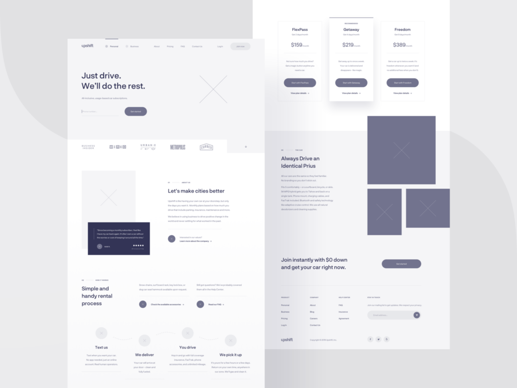 Elements to Explain the Anatomy of a Website