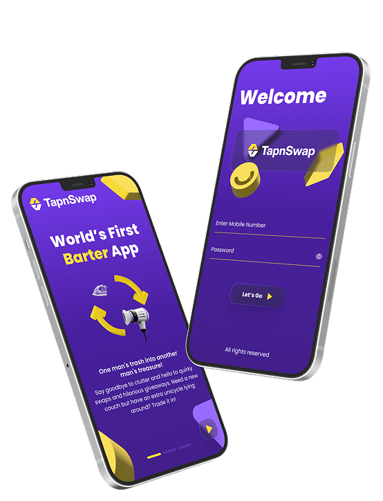 TapnSwap is a revolutionary platform designed to facilitate free bartering within communities.