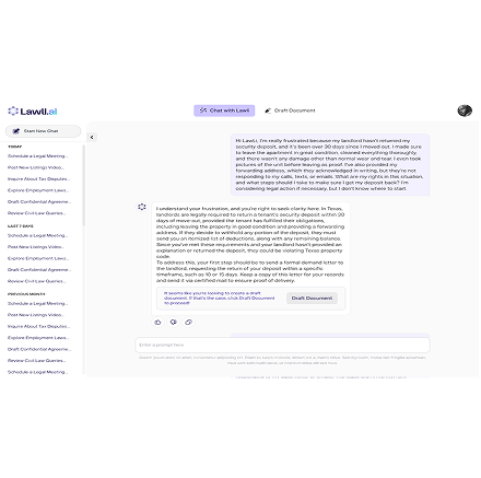 Lawli delivers an enhanced user experience with intuitive interaction and seamless navigation reported by users.